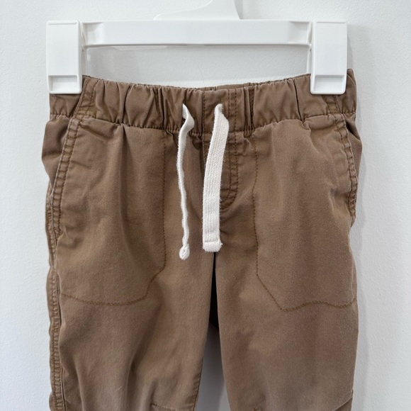 Cat & Jack Boy’s Pull-On Khaki Pants with Drawstring & Pockets - Size 4 - Picture 3 of 9